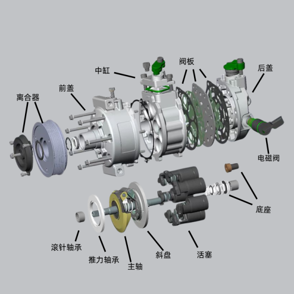 38810RZYA01 Honda CR-V 2.4L AC Compressor - Image 7